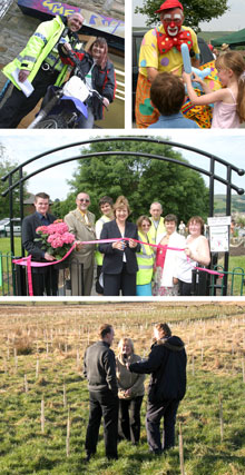 Photos of range of media events